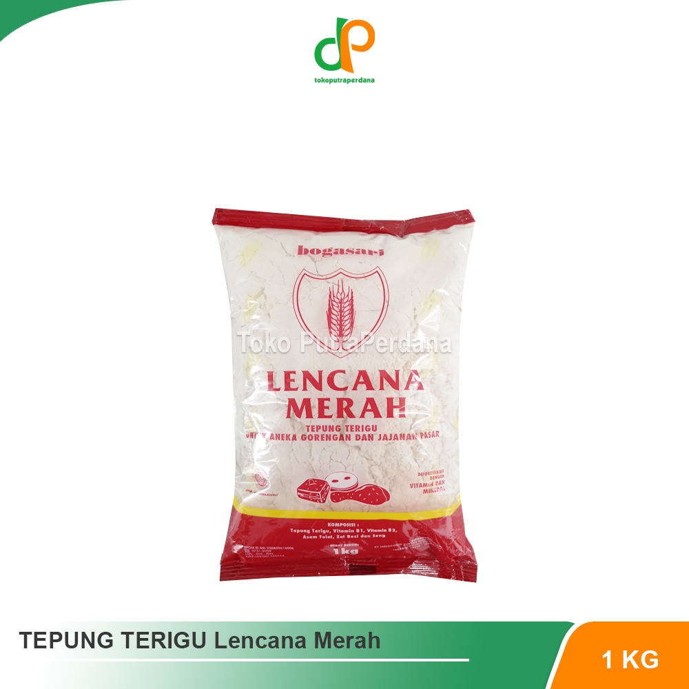

Terigu Lencana merah kemasan 1kg