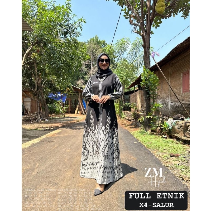 gamis tenun - gamis tenun wanita terbaru