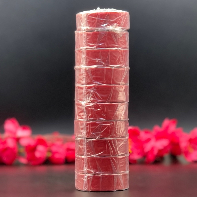 ISOLASI LISTRIK / ISOLASI PVC / ISOLASI KABEL / PVC ELECTRICAL TAPE / SELOTIP LISTRIK GOLDTAPE MERAH