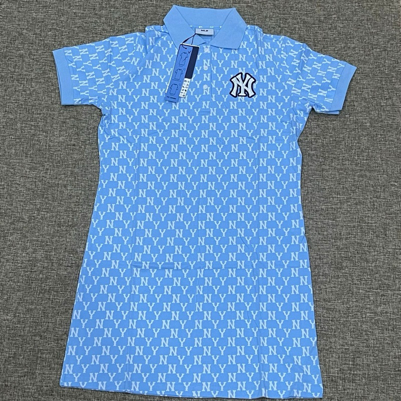 MLB Korea NY Yankees Monogram Dress Light Blue Original