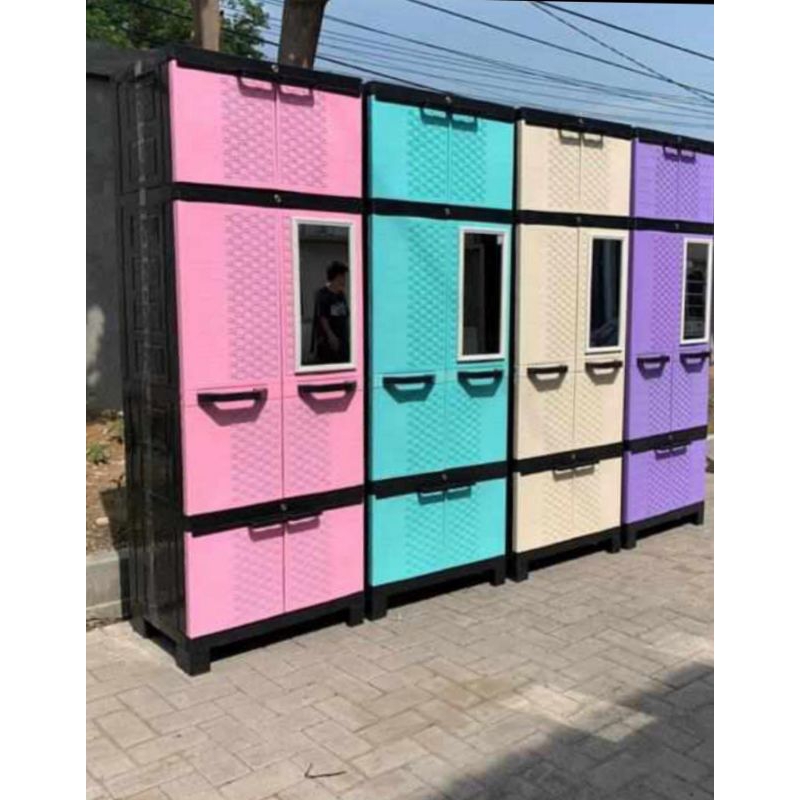 Lemari Pakaian/Lemari Gantung Jumbo Kaca - Aquose