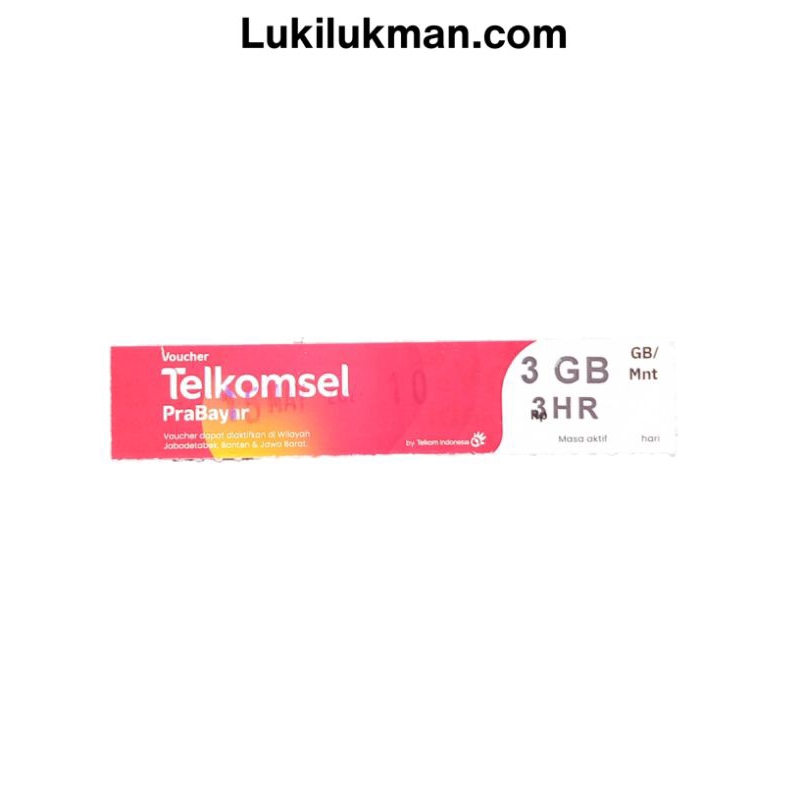 Voucher Telkomsel 3 GB 5 Hari