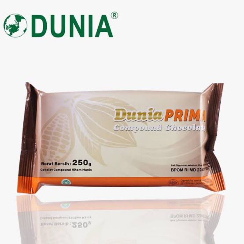 

Dunia coklat batang / compound 250gr hitam manis