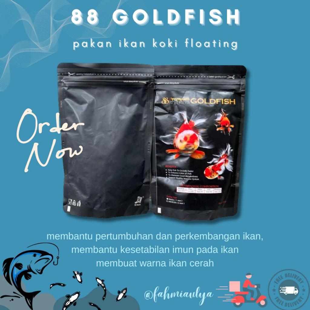 PELET IKAN KOKI Premium 88 Goldfish Floating ( 100 gr )