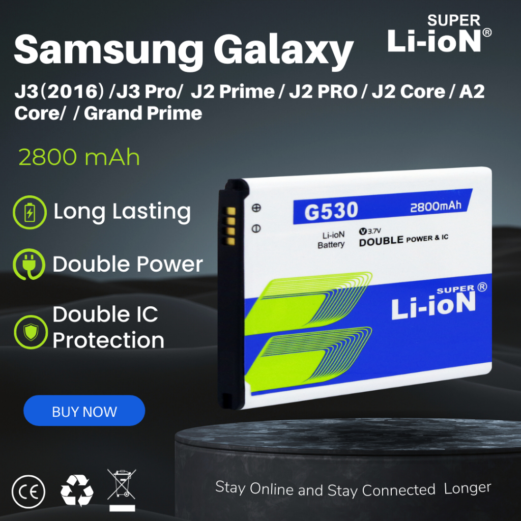 Super Li-ioN Baterai Samsung Galaxy J3/J3 Pro/J2 PRO/GRAND PRIME