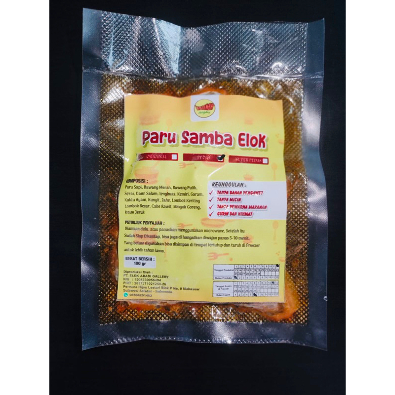 

Paru samba elok ( Original )