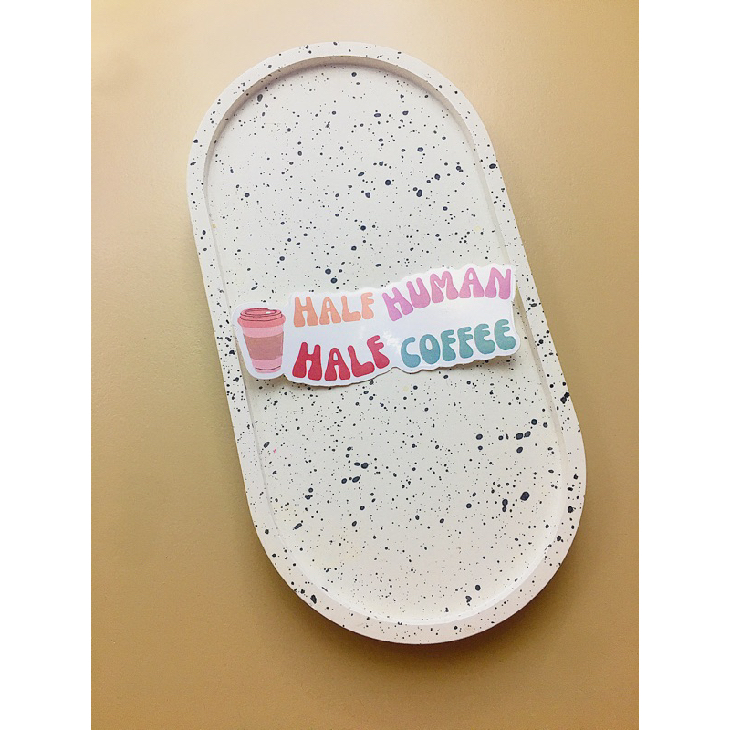 

STIKER HALF HUMAN HALF COFFEE STICKER