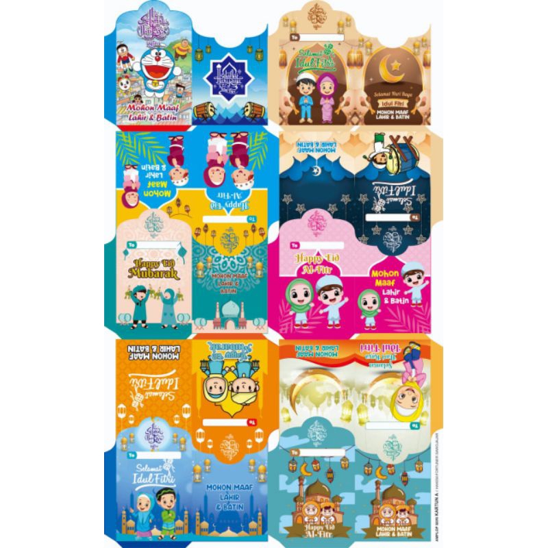 

Amplop Lebaran ukuran medium 7x12 isi 10pc/pk