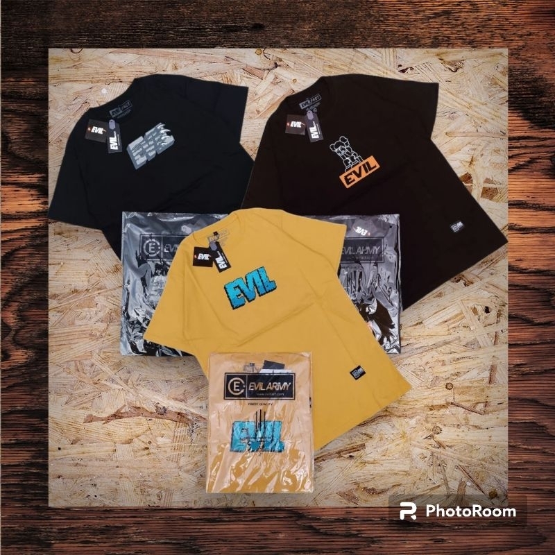 KAOS DISTRO ORIGINAL EVIL ARMY premium cotton combed