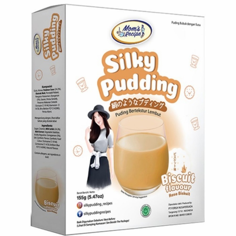 

MOM RECIPE SILKY PUDING BISCUIT FLAVOUR 155GR, GAMPANG CARA BIKINNYA