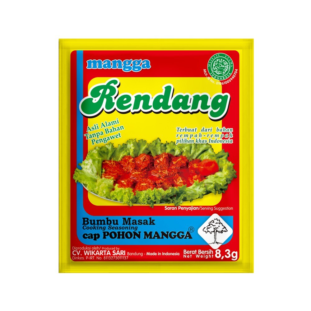 

Bumbu RENDANG Instan Padang Untuk Daging Sapi Ayam dll - Kemasan Sachet Murah sangat Hemat