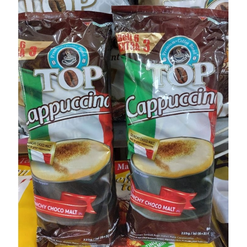 

KZ - coffee top cappuccino with crunchy choco malt 9 sachet x 25g