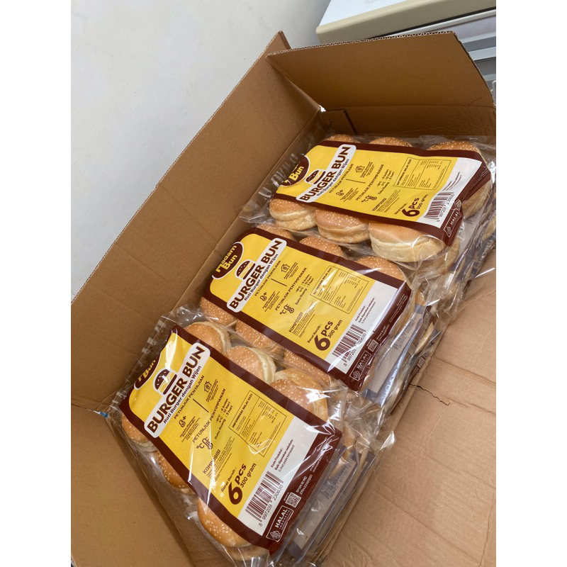 

ROTI MADAM BUN (roti burger premium isi 6)