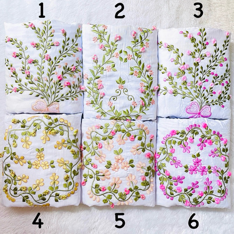 MUKENA BORDIR SIET TERUSAN LAJURAN DEWASA RAYON Putih