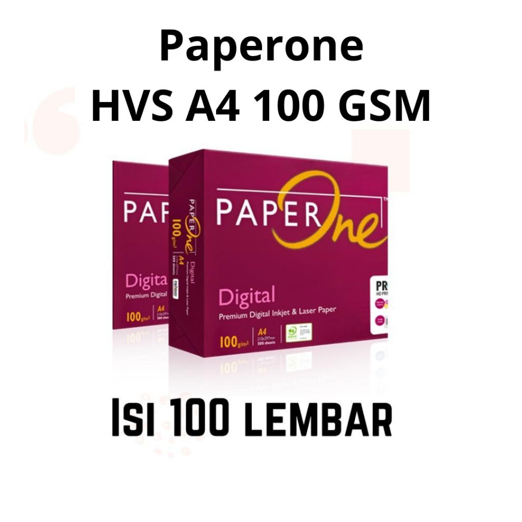 

Paperone Kertas Hvs ISI 100 LEMBAR A4 100 gram - Paperone Kertas A4 100gr Copier (100 Lembar) Kertas Hvs A4 Kertas Fotocopy - Paperone Kertas HVS A4 100gsm