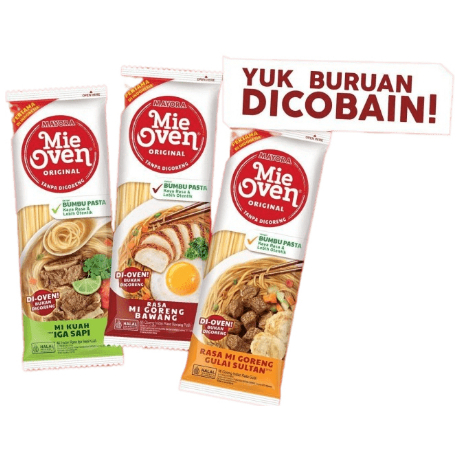 

Mie Oven Mayora Rasa Mi Goreng Gulai Sultan 1 dus 24 pcs