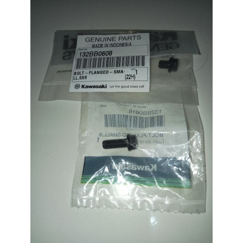 Baut breket selang rem depan ninja rr/r