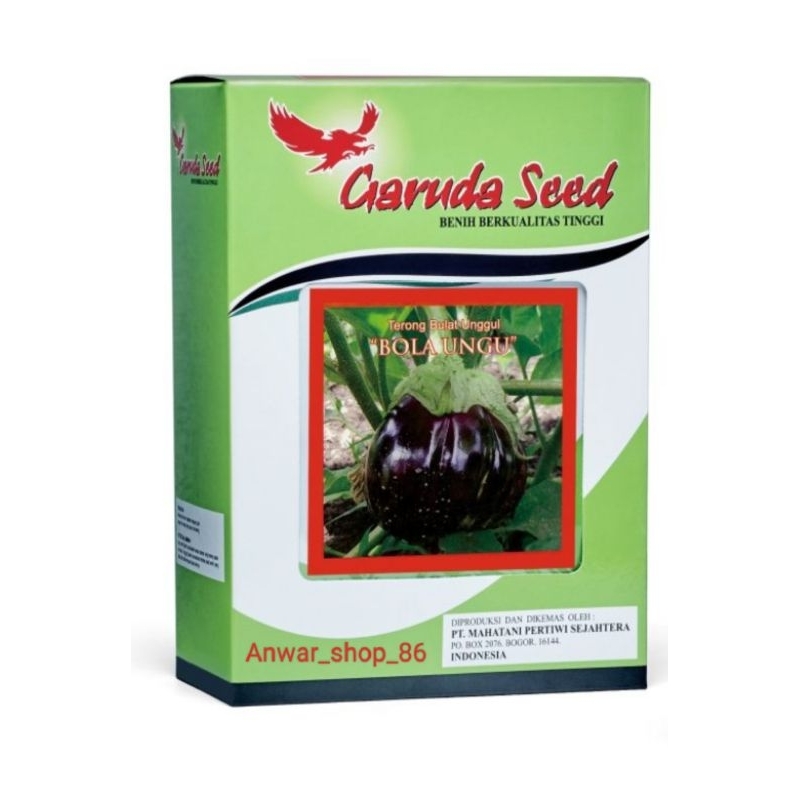 terong ungu bulat besar " Bola ungu " 5gram