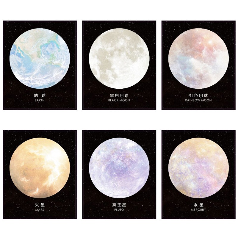 

Sticky Notes Planet Galaxy / Sticky Notes Astronomi / Sticky Notes Galaxy Aesthetic / Memo Tempel Estetik / Sticky Notes Lucu Murah