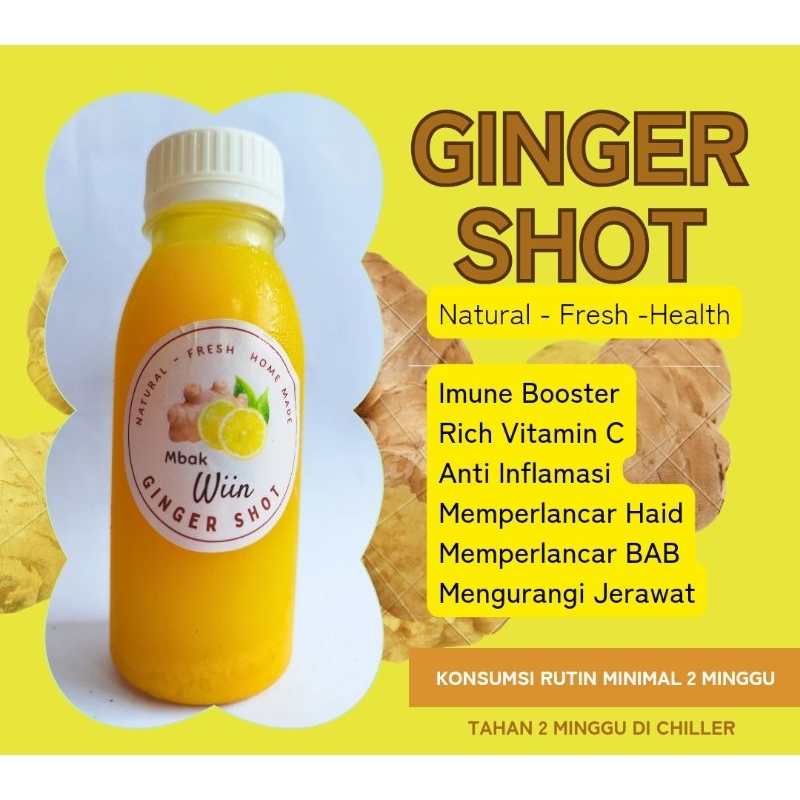 

Ginger Shot Minuman sehat 125mL sekali minum