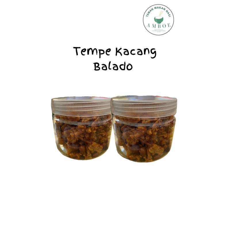 

Tempe Kacang Balado 150gram