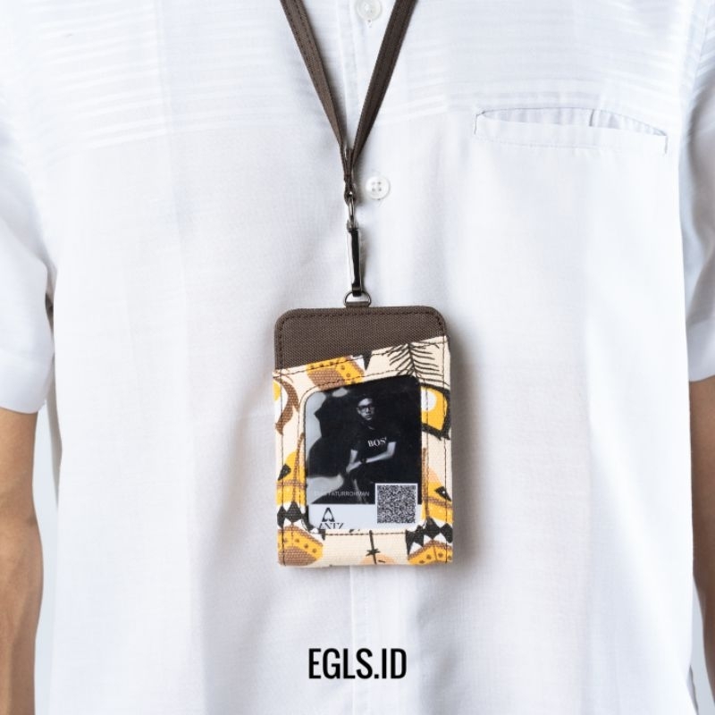 

Lanyard Name tag ID Card Luke bahan kanvas premium kekinian