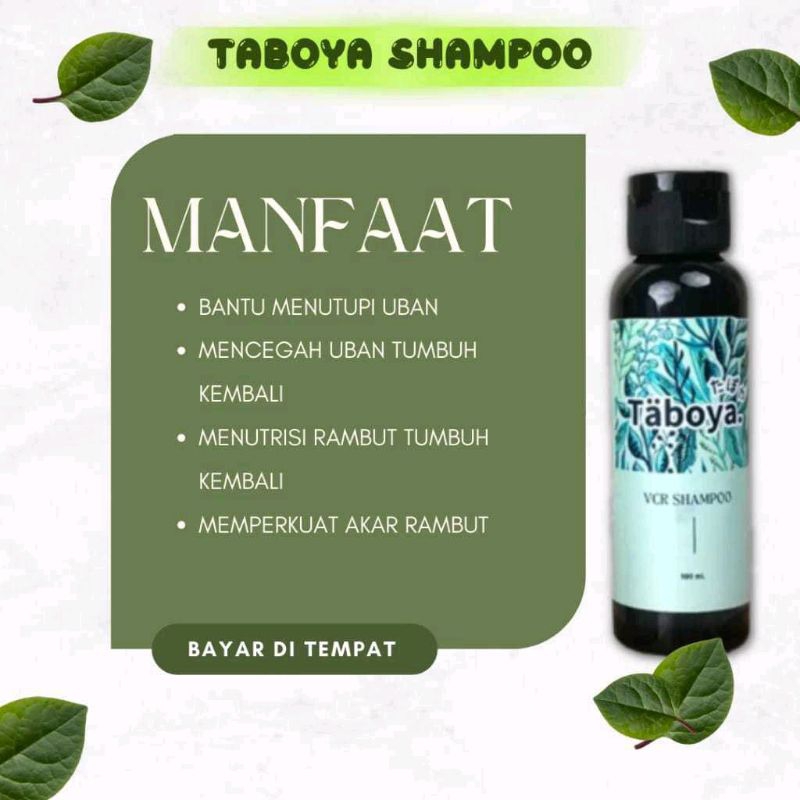 Taboya shampo penghilang uban-penghitam rambut