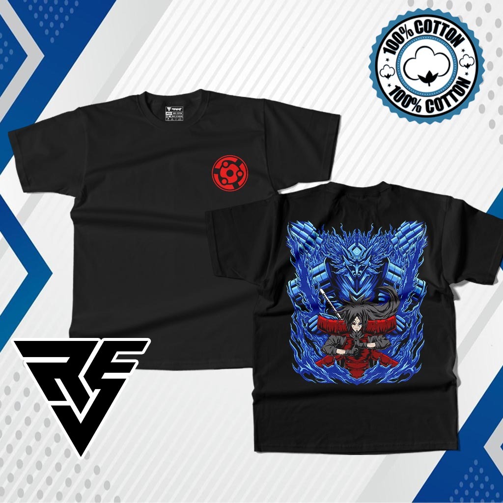 kaos anime madara uchiha susanoo katun combad 30s