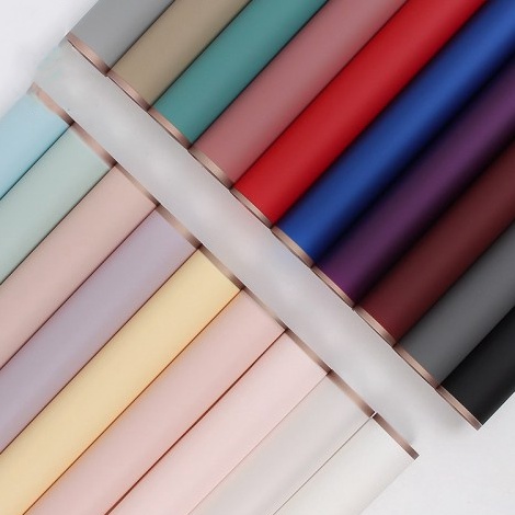 

Sekarang Murah Gold Frame Cellophane PACK 58 x 58 cm Kertas Bunga Wrapping Paper