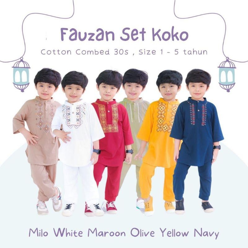 Fauzan set koko anak