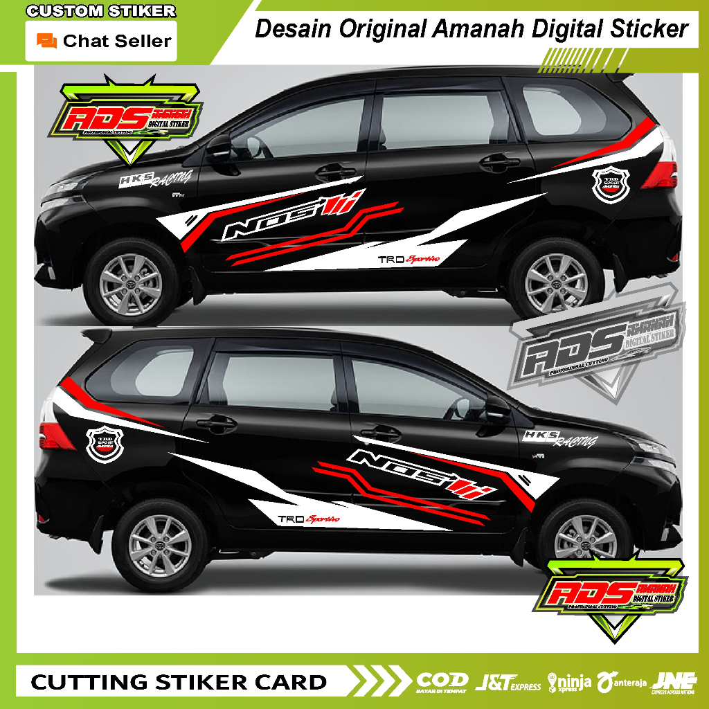 Stiker sticker Mobil Avanza Xenia Cutting stiker mobil avanza veloz Old terbaru Untuk semua tipe mob