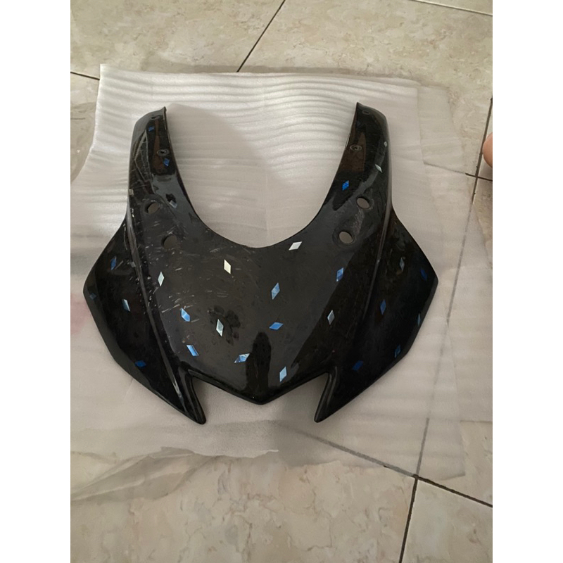 headlamp carbon forged r15v3 part ori yamaha