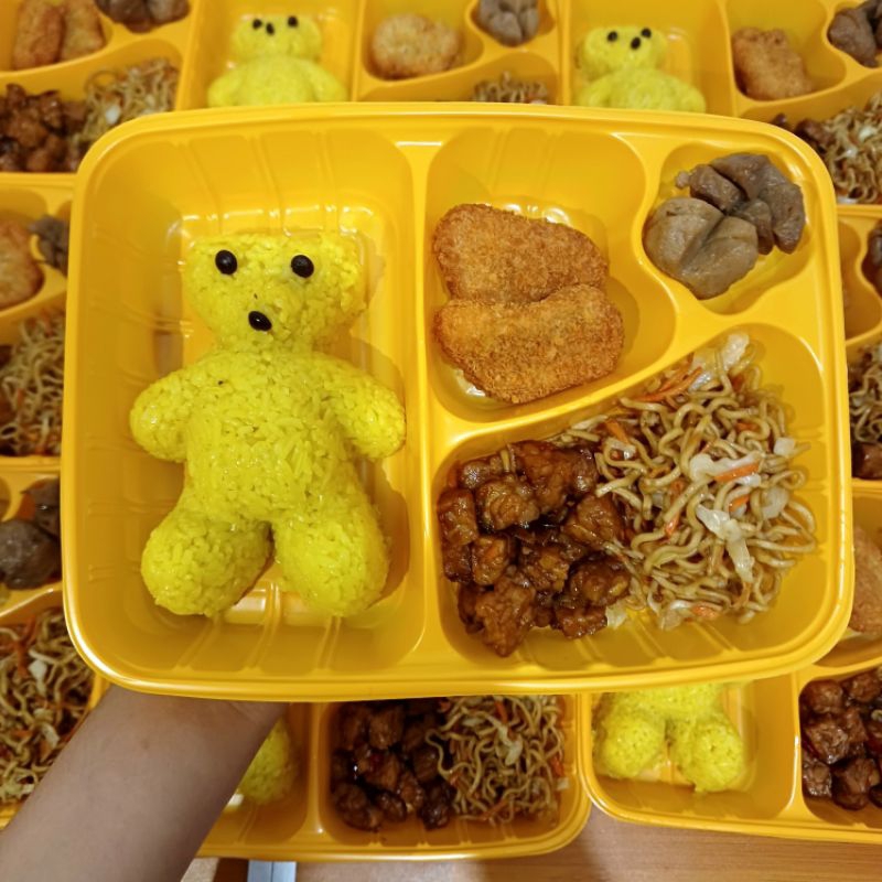 

NASI KUNING BENTO ANAK / PAKET NASI KUNING ULANG TAHUN ANAK LEZAT