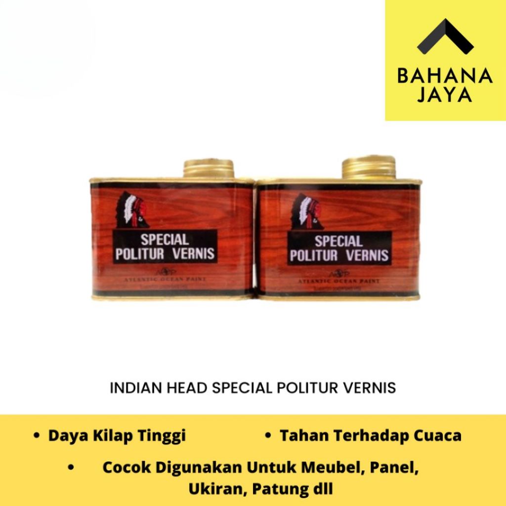 Cat Kayu Indian Head Special Politur Vernis
