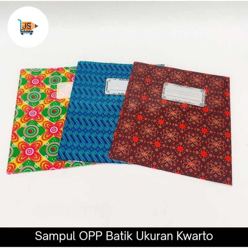 

Sampul OPP Motif Batik Ukuran Kwarto Tebal / Sampul Batik Kwarto Tebal
