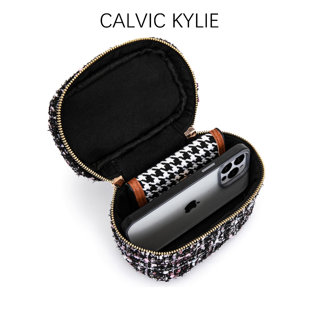 New Product Calvic Kylie - Tas Handle Bag / Tas Wanita Rajutan / Tas Rantai / Tas Mini Bag / Tas