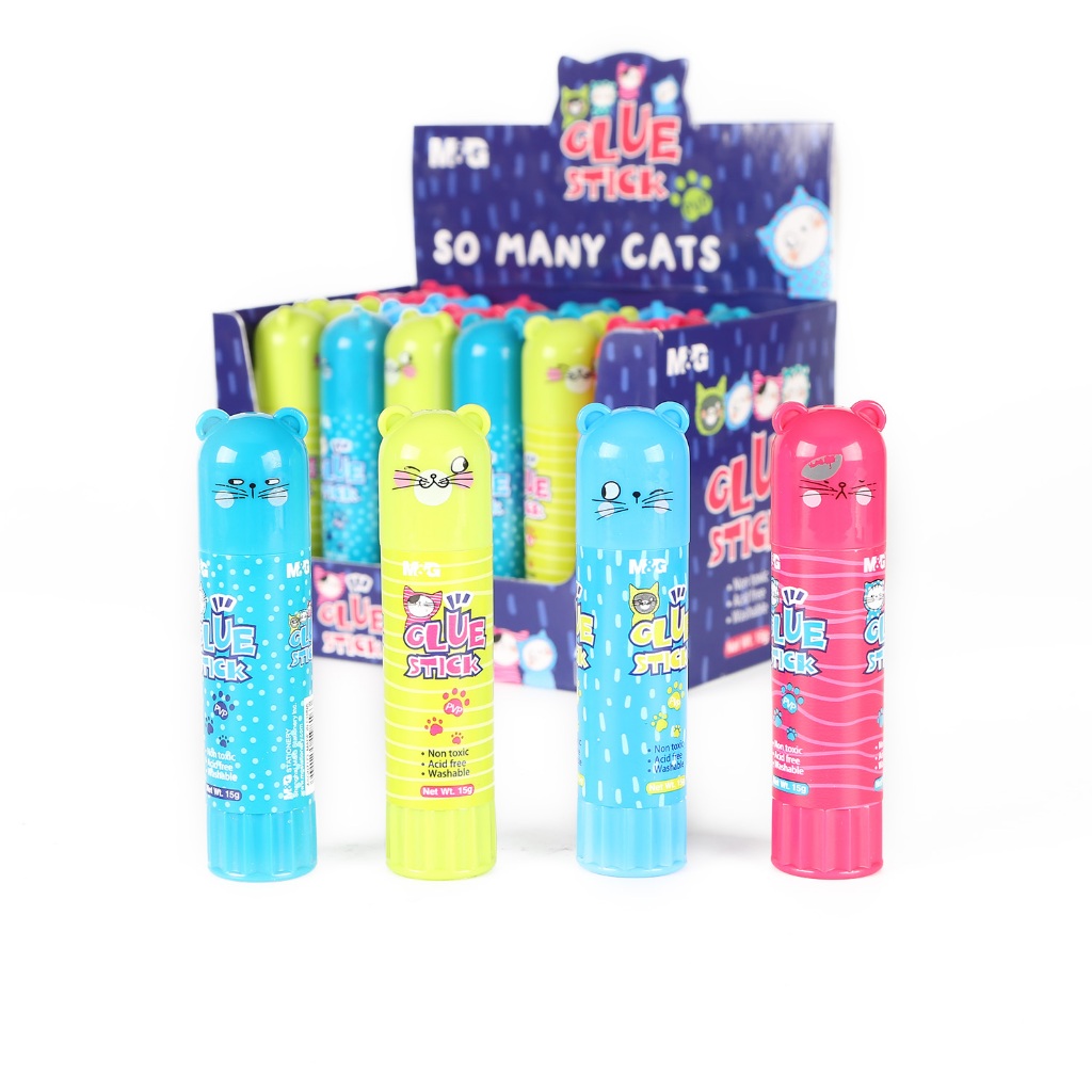 

Lem kertas M&G Motif Karakter Fancy So Many Cats Glue Stick ASGN7173 Original