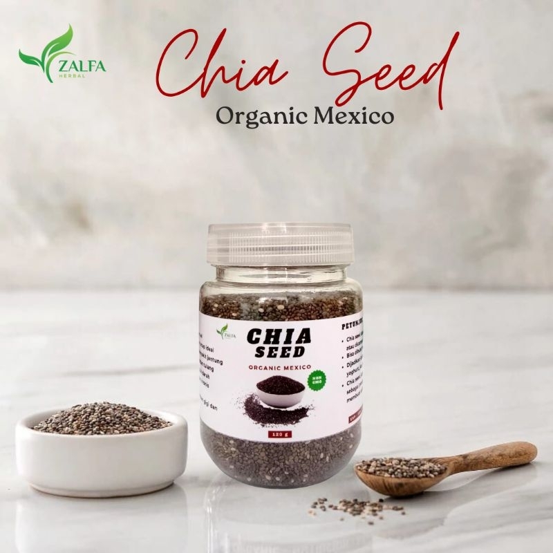 

Chia Seed Organik Original 100% Murni non GMO Asli / Biji Chia Seeds selasih