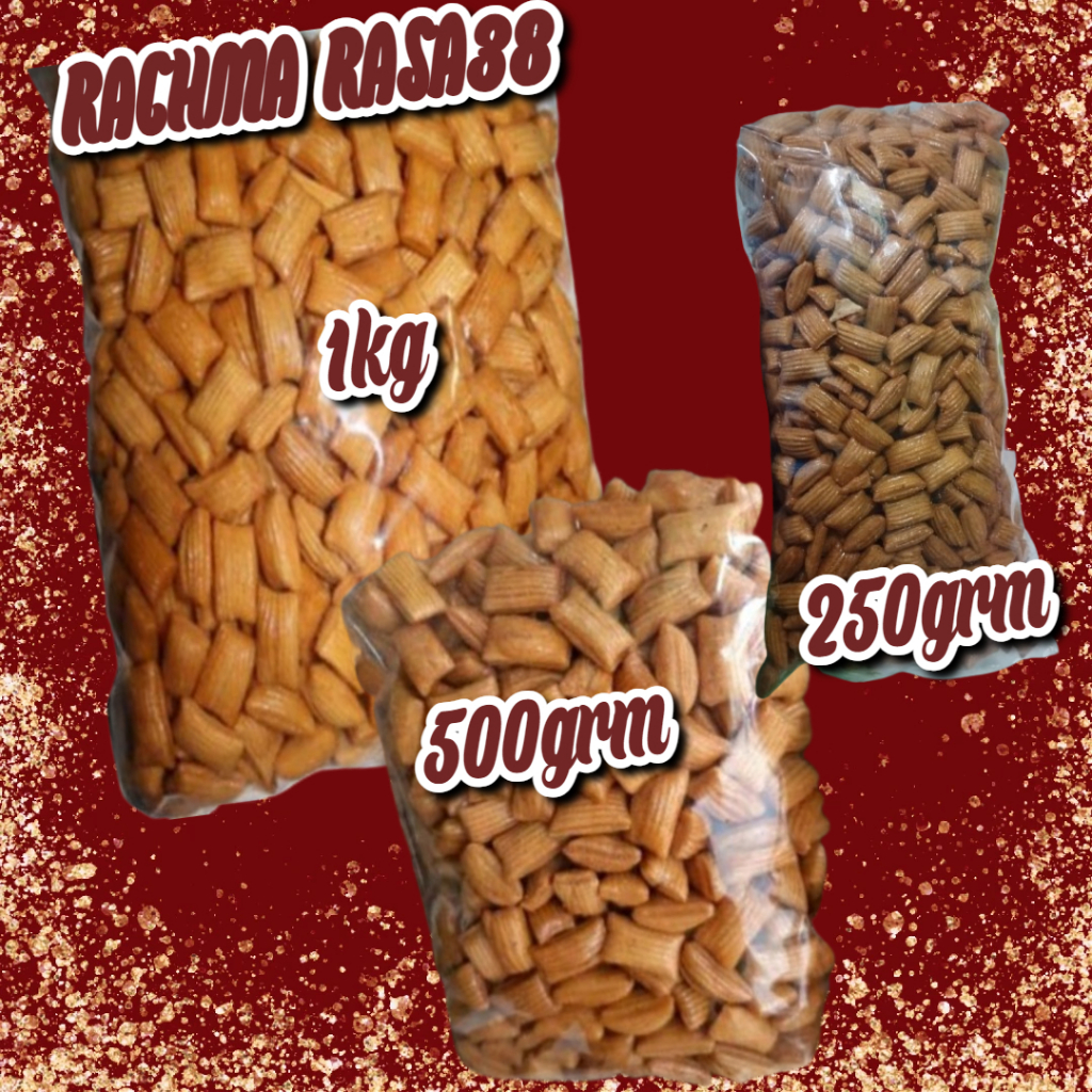 

RACHMA RASA38 Cemilan Kiloan Snack Kiloan Pang - Pang Gurih Manis 250grm , 500grm , 1kg