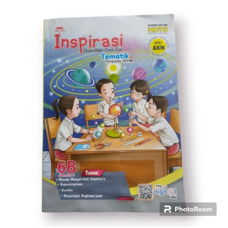 buku LKS inspirasi gabungan kurikulum k13 untuk SD/mi kelas 6 semester 2 penerbit wmg