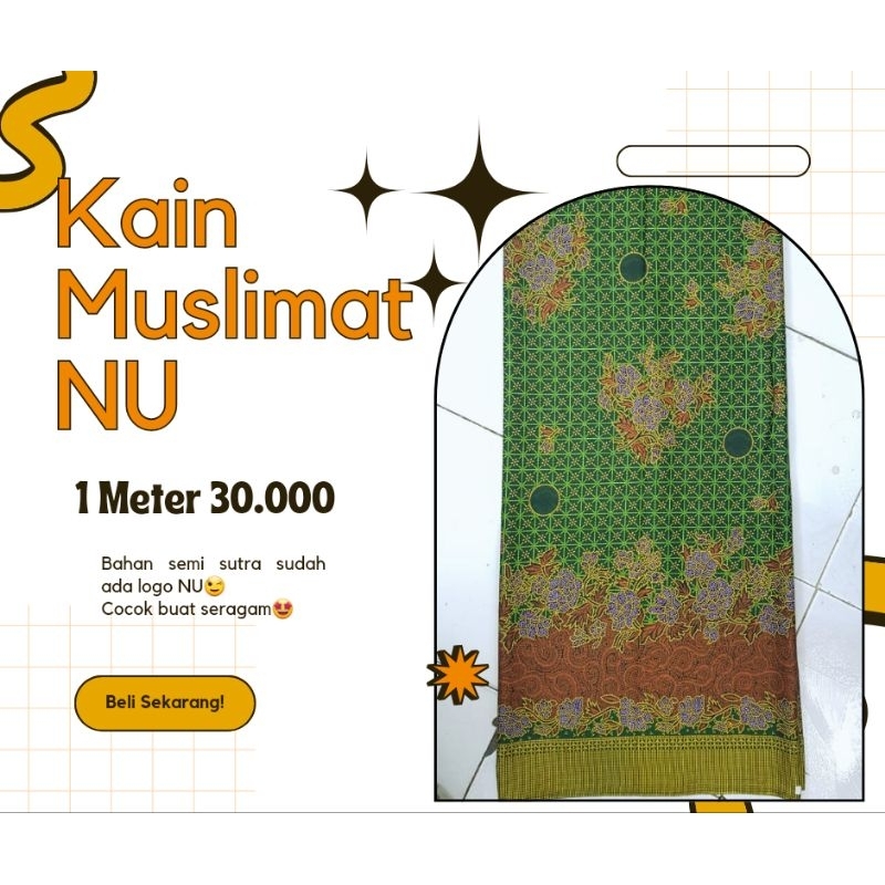 asia textile~ Kain Muslimat NU semi Sutra