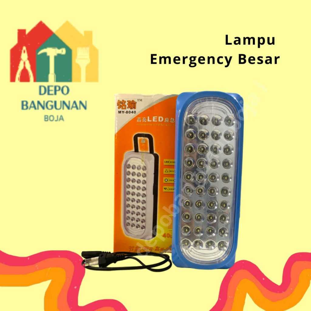 Lampu Emergency Besar / Lampu Senter / Sentolop