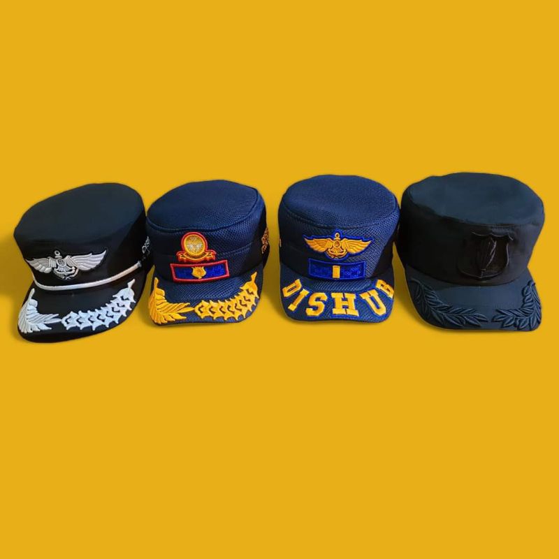 TOPI KOMANDO CUSTOM ORDER,DISHUB KEMENHUB PERHUBUNGAN LLAJ KASIE KABID KADIS