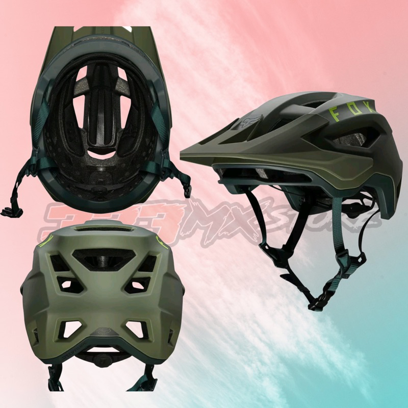 Helm FOX Speedframe Pine Helmet FOX Speedframe MTB DH Pine Original