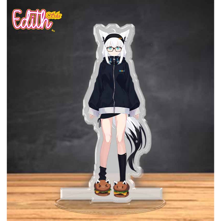 [BUKAN PO]  Standing Figure Akrilik Shirakami Fubuki / Standee Anime Akrilik Shirakami Fubuki