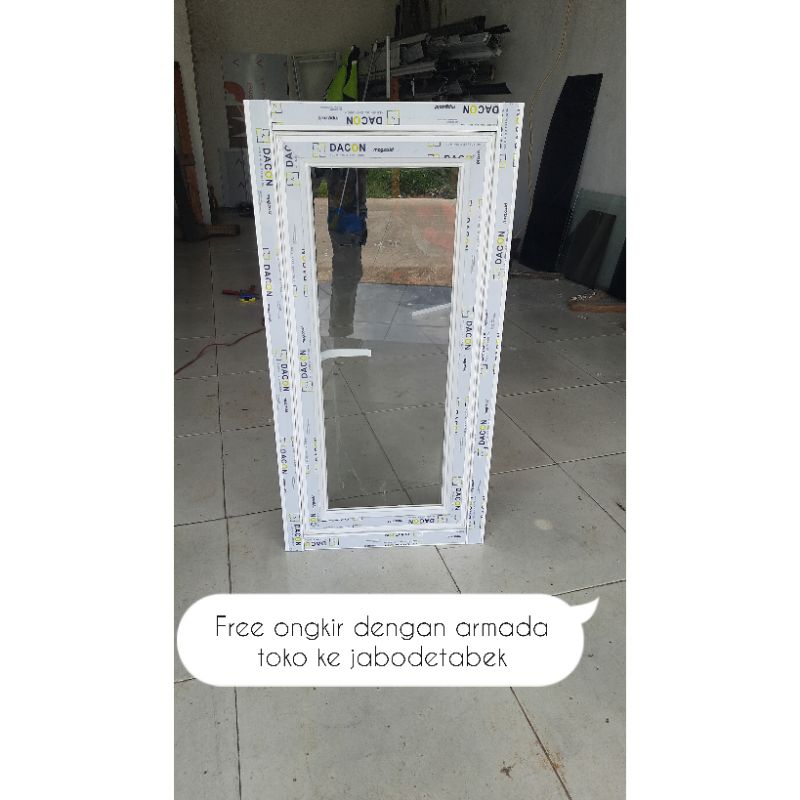 jendela aluminium 120x50