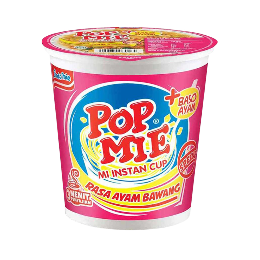 

Pop Mie Mi Instan Cup Rasa Ayam Bawang 75G