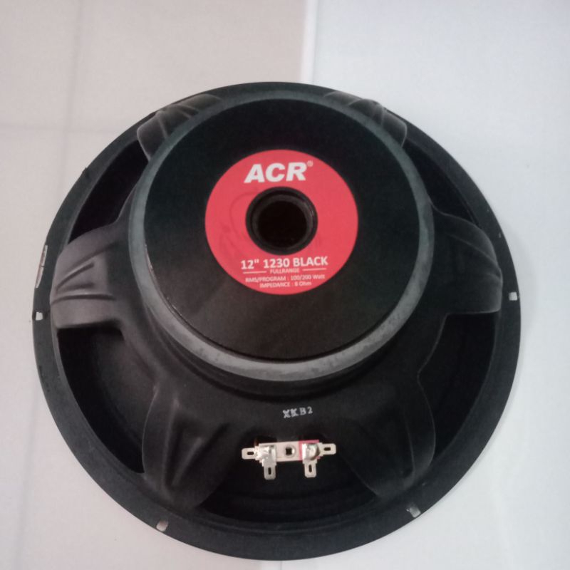 Speaker Fullrange 12 ACR 1230 Black 200 Watt BEKAS NORMAL