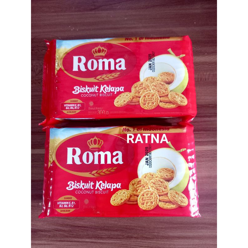 

ROMA BISKUIT KELAPA / SARI KELAPA / Coconut Biscuit 300gr