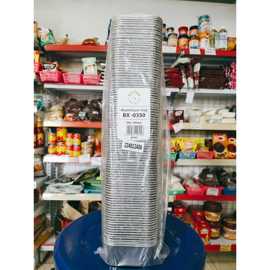 ALUMUNIUM TRAY (BX-0350)+TUTUP